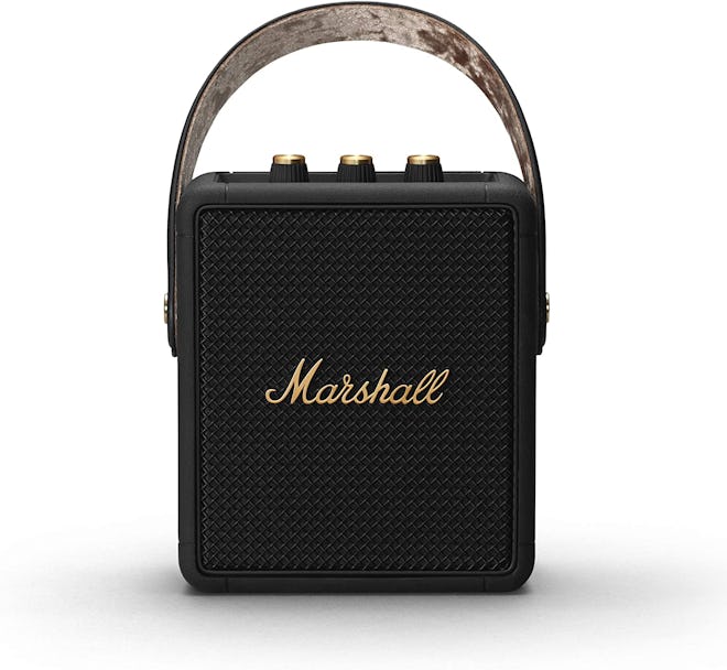 Marshall Stockwell II Portable Bluetooth Speaker - Black & Brass [Amazon Exclusive] 