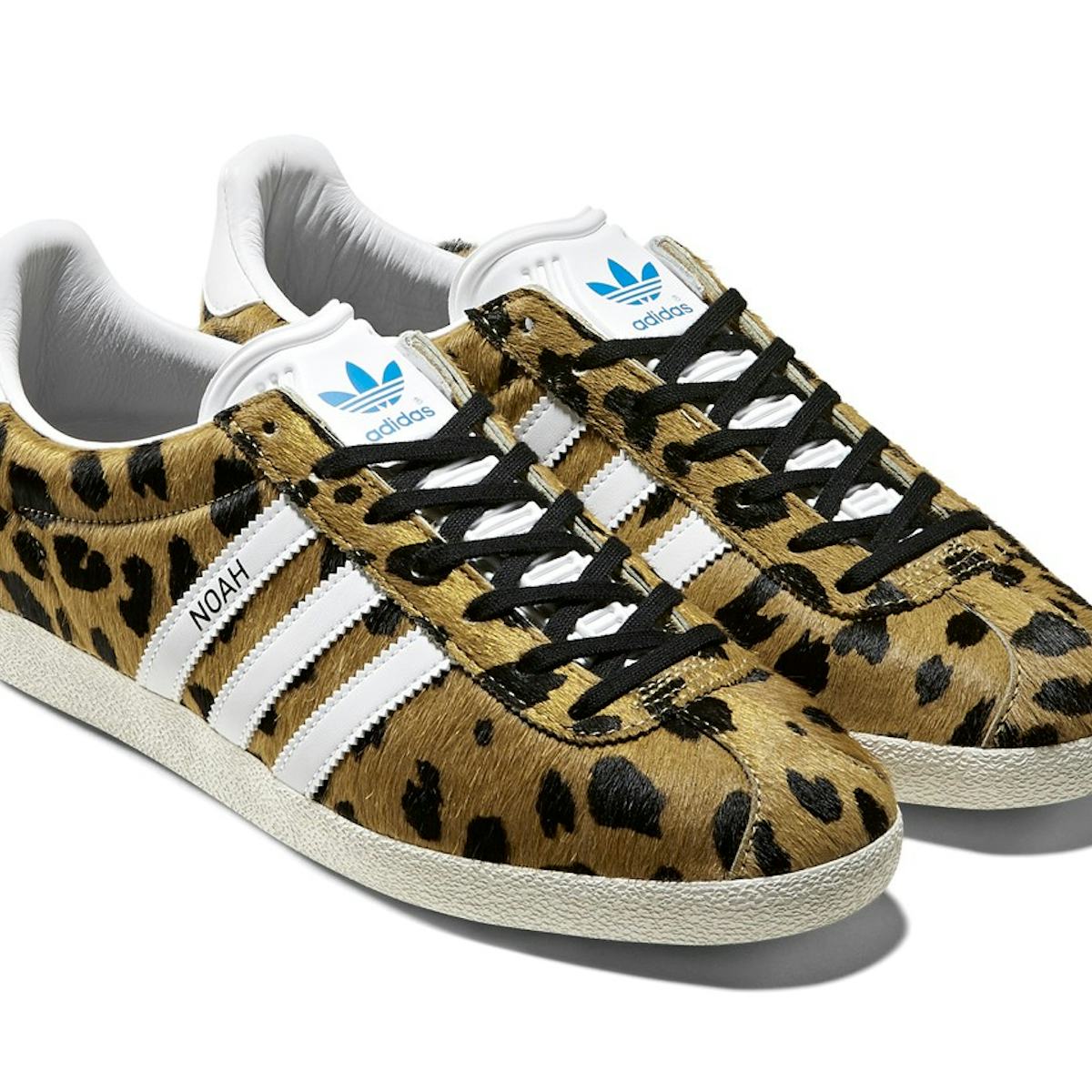 Leopard print adidas gazelle sales