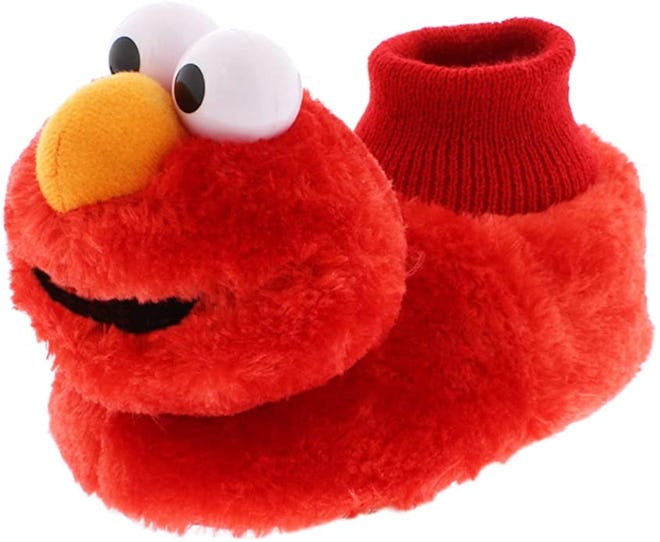 Sesame Street Elmo Sock Top Slippers