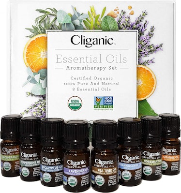 Cliganic Organic Essential Oil Set (Set of 8)