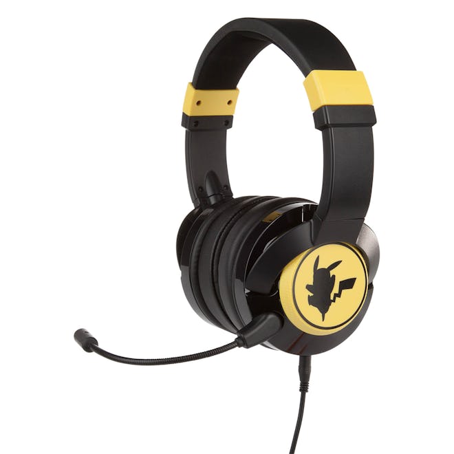 Nintendo Switch Gaming Headphones (Wired) — Pokémon Pikachu Silhouette 