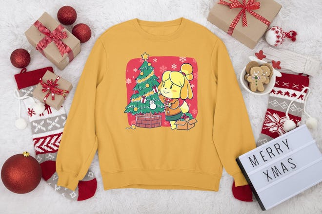 Animal Crossing Christmas Sweatshirt 