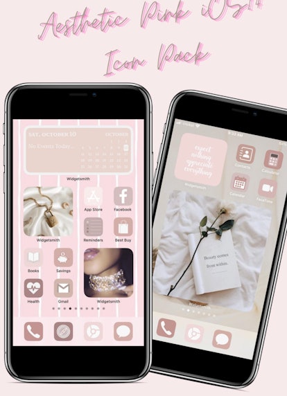 43+ Aesthetic Rose Gold Aesthetic Pink Phone Icon Png Pictures
