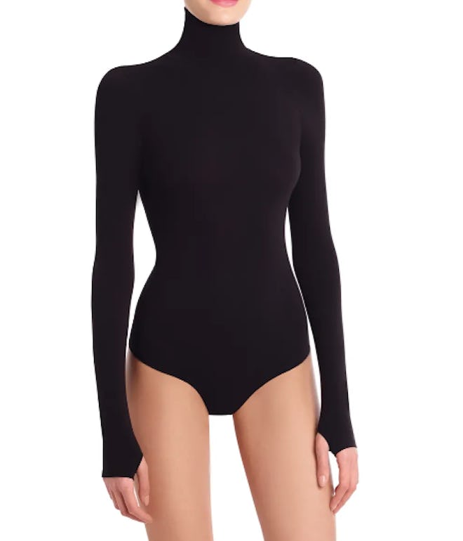 Ballet Body Turtleneck Thong Bodysuit