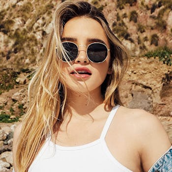 WearMe Pro Reflective Lens Round Trendy Sunglasses