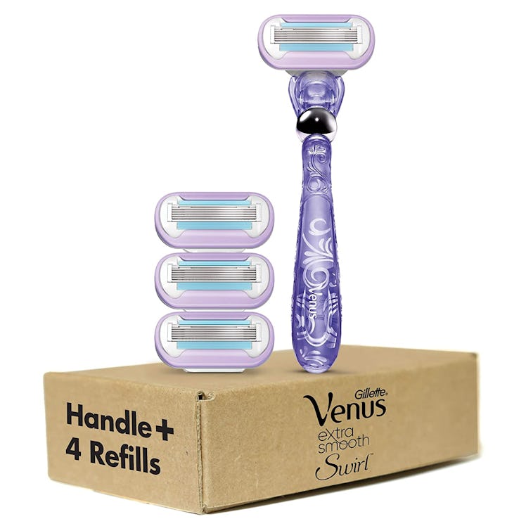 Gillette Venus Swirl Razor and 4 Blade Refills