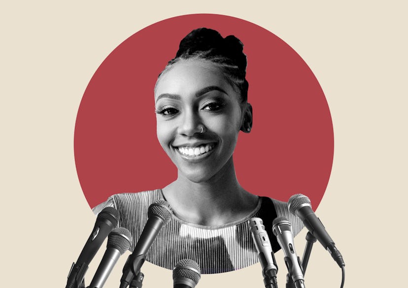 Ciara Imani May, founder & CEO of Rebundle, an eco-hair care line and synthetic hair recycling progr...