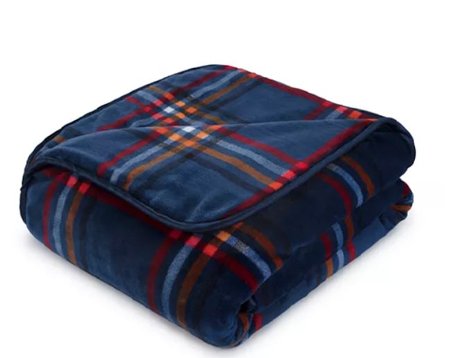 Vellux Heavyweight 12-lb. Weighted Plaid Reversible Throw