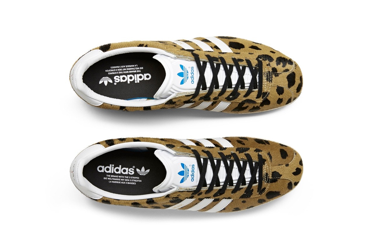 adidas leopard print gazelles