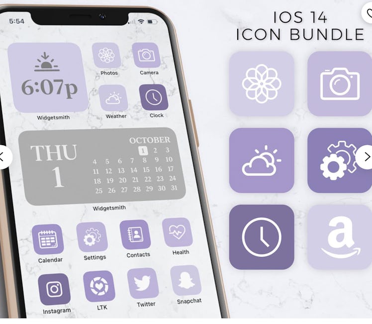 Purple iOS 14 Aesthetic — KCaestheticsCo