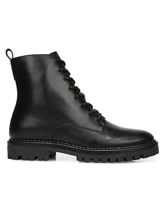 Cabria Lug-Sole Leather Combat Boots
