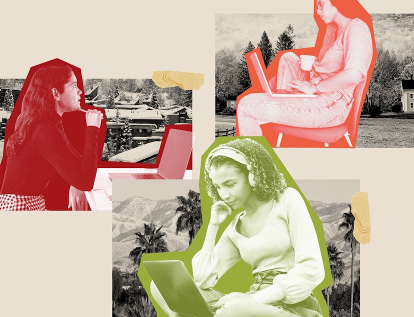 More people are taking "workations," in which they travel to a different place to work from home.