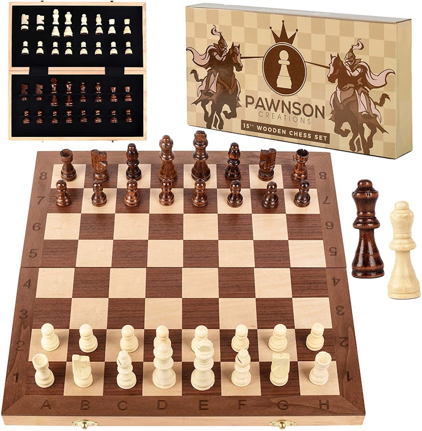 Wooden Beginners Chess Set