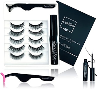 Luxillia Magnetic Eyelashes with Eyeliner Kit