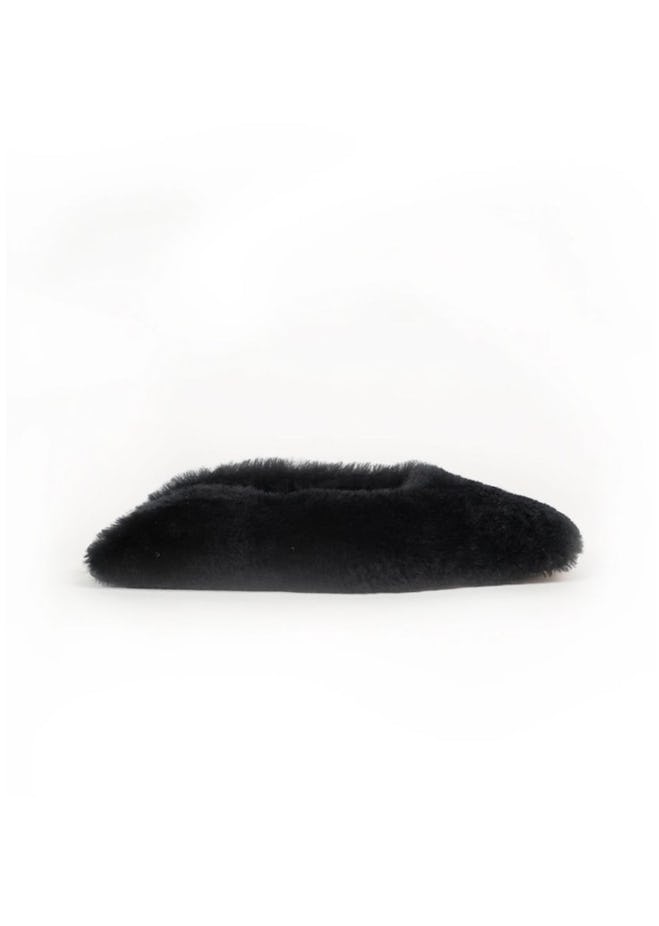 Shearling Loafer Mules