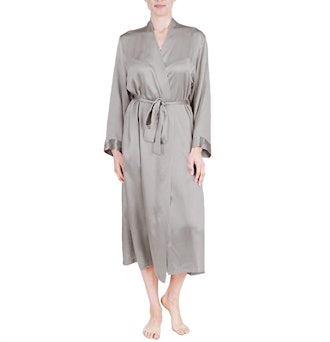 OSCAR ROSSA 100% Silk Long Robe