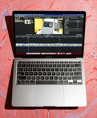 Final Cut Pro running on MacBook Air M1