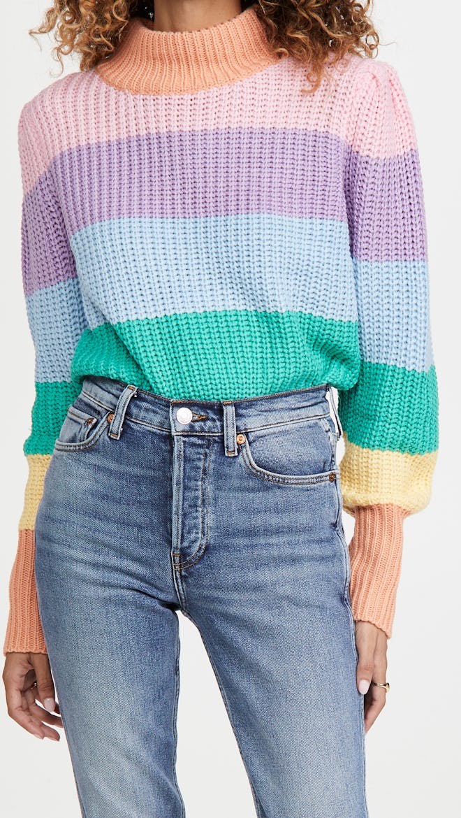 Pastel Multi Color Sweater