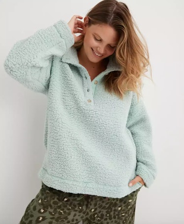 Aerie Cloud Sherpa Oversized Pullover