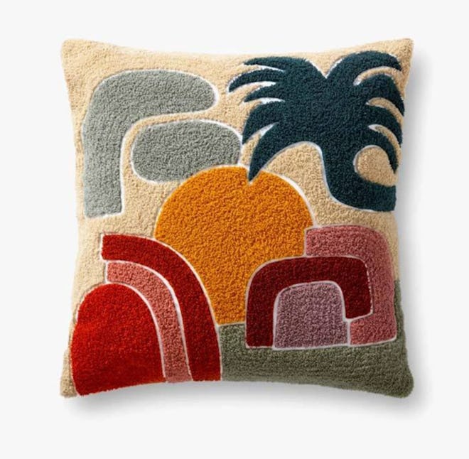 Reef Throw Pillow by Justina Blakeney x Loloi