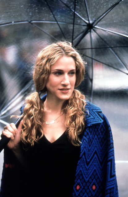 Carrie Bradshaw Hairstyle: Double Ponytails 
