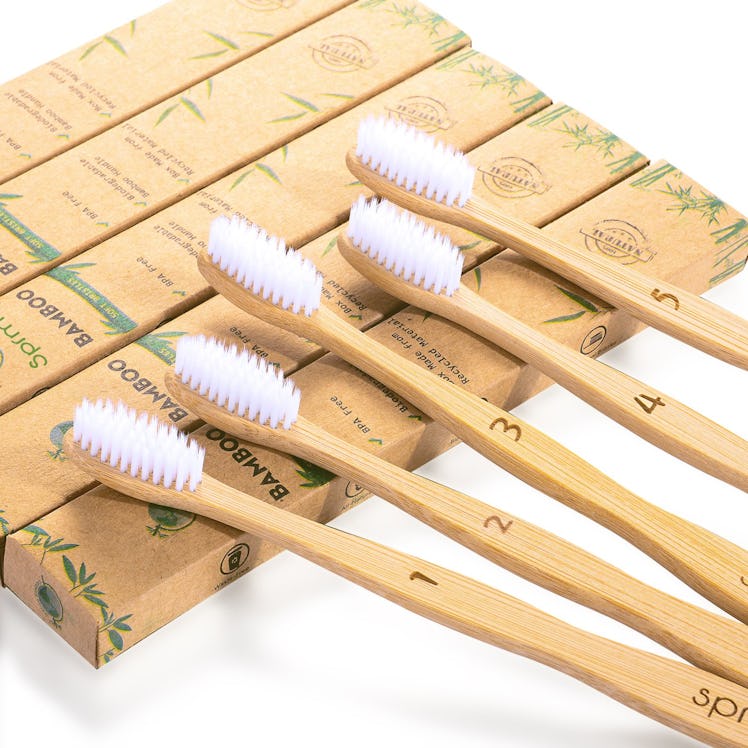 Sprmal Bamboo Toothbrushes (5pcs)