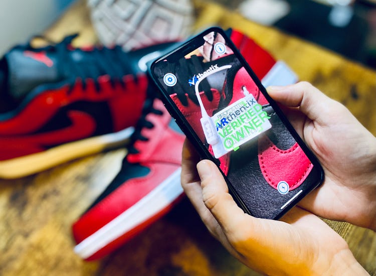 ARthentix sneaker verification app.