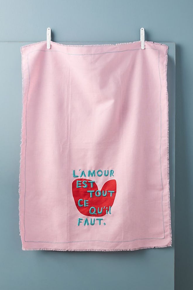 The Adventures Of L'Amour Dish Towel