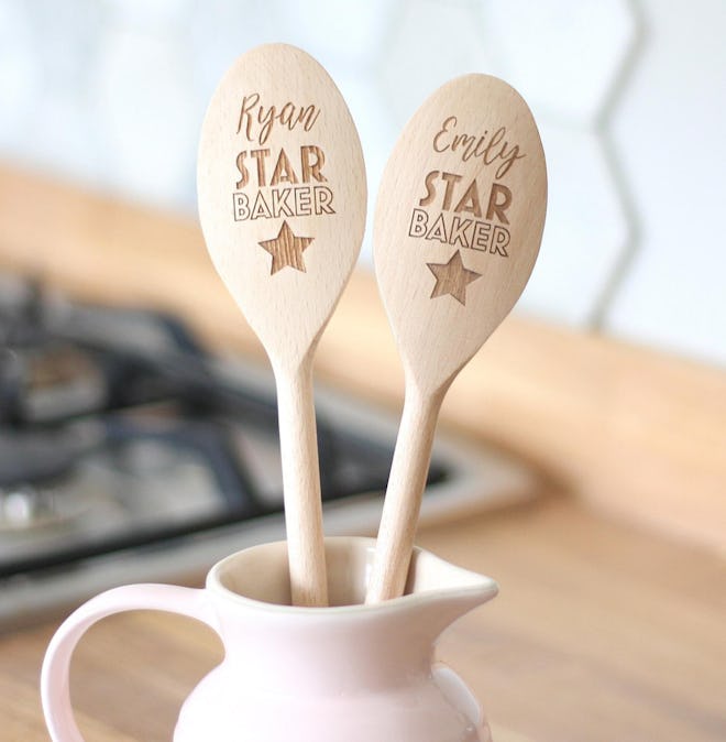 Personalised Star Baker Wooden Spoon
