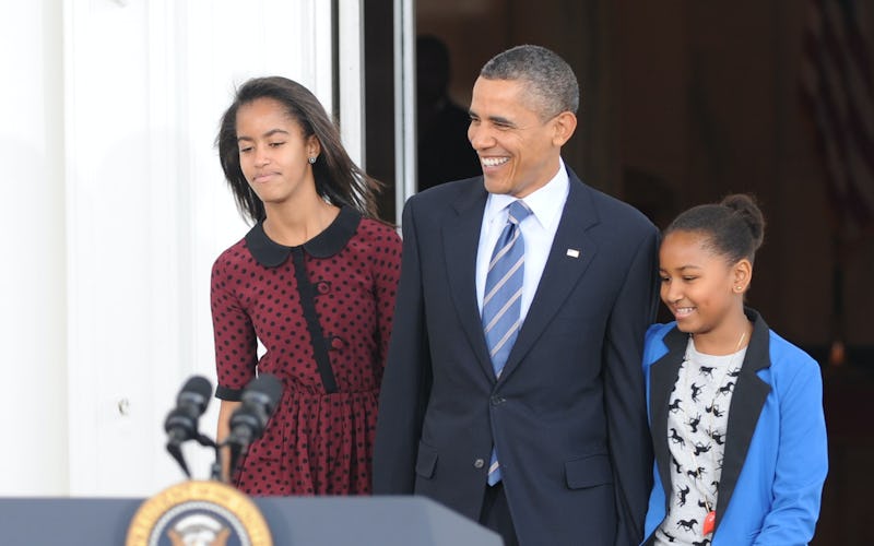 Barack Obama said he was proud of daughters Sasha and Malia for participating in Black Lives Matter ...