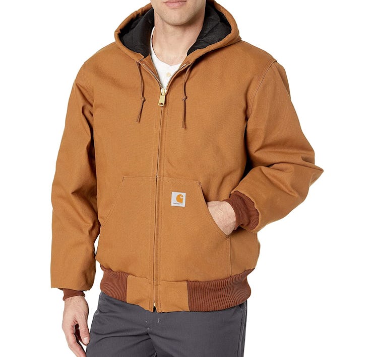 Carhartt Quilted Flannel Hoodie Jacket