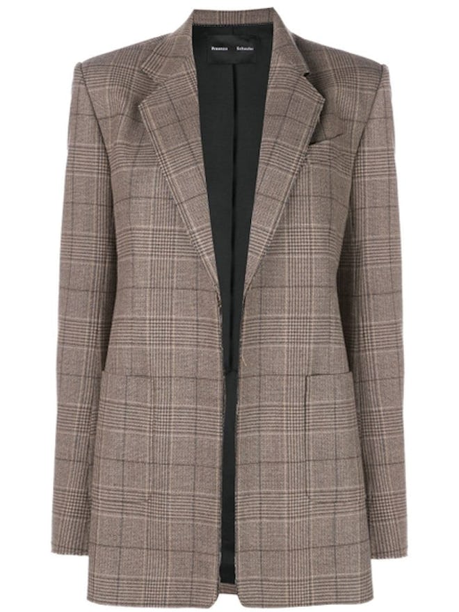 Plaid Suiting Blazer