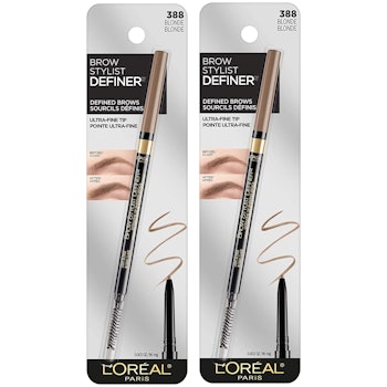 L'Oreal Paris Brow Stylist Definer Waterproof Eyebrow Pencil (2-Pack)