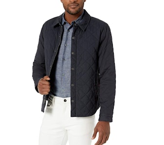 Levi's Stretch Cotton Diamond Quilted Shirt Jacket