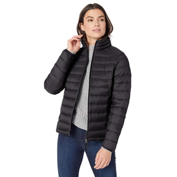 Amazon Essentials Lightweight Water-Resistant Packable Down Jacket for Women