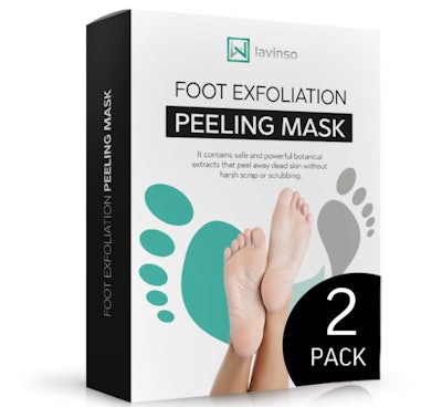 LAVINSO Foot Exfoliation Peeling Mask (2-Pack)
