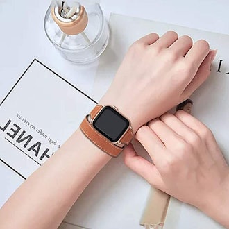 Bestig Genuine Leather Band for Apple Watch