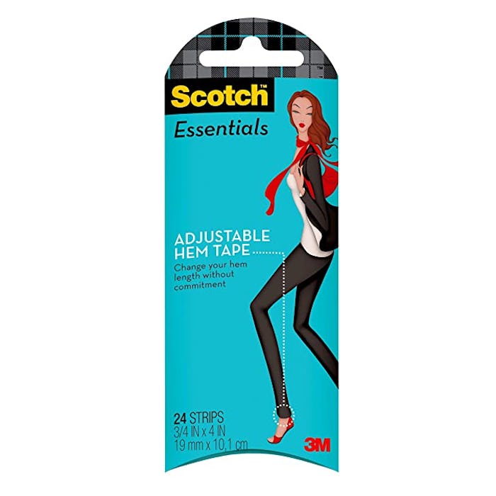 Scotch Essentials Adjustable Hem Tape, 24 Strips (W-106-A)