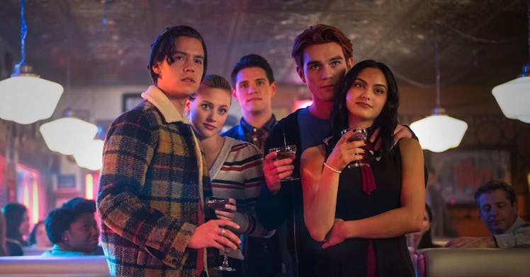 The cast of Riverdale in the show's Season 4 finale.