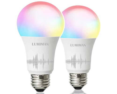 LUMIMAN Smart WiFi Light Bulbs (2-Pack)