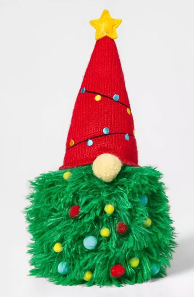 Christmas Tree Gnomes Decorative Figurine Green