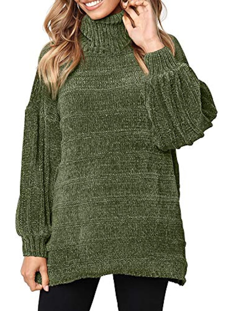 Dokotoo Oversized Turtleneck Sweater 