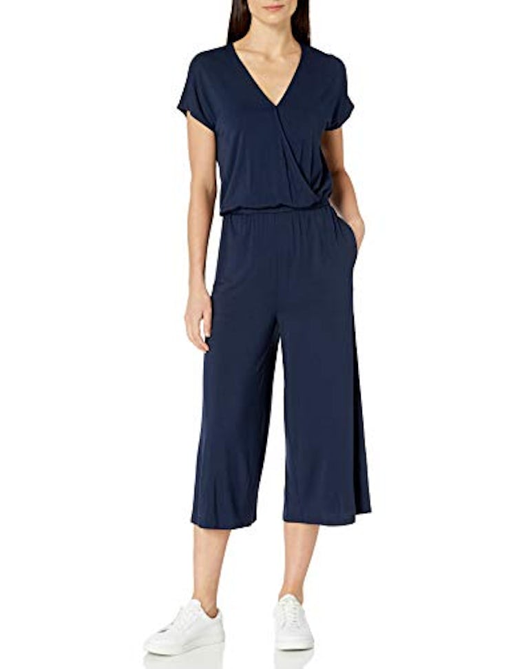 Amazon Essentials Surplice Cropped Jumpsuit