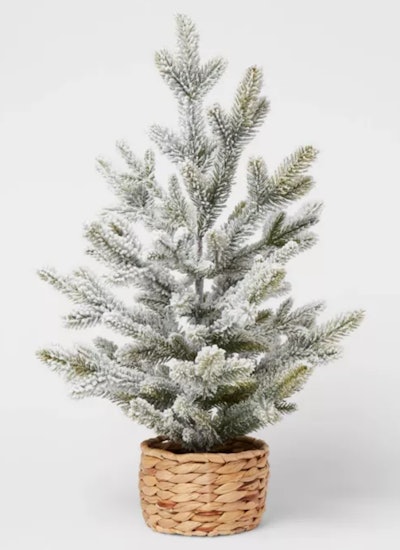 Artificial Christmas Tabletop Flocked Tree