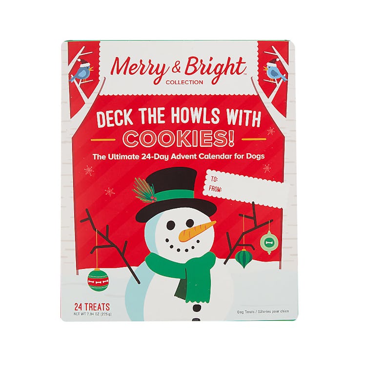 Merry & Bright™ Holiday Deck The Howls with Cookies Advent Calendar Dog Treat