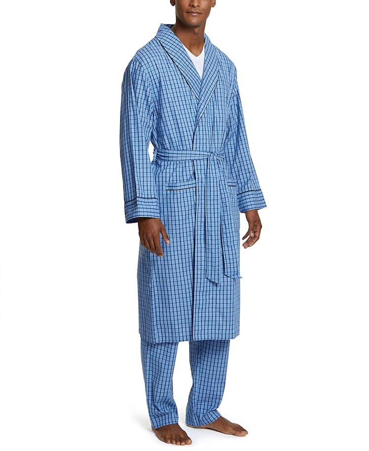 Nautica Men's Lightweight Cotton Woven Robe