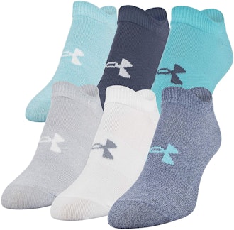 Under Armour Women's Essential No-Show Socks (6-Pack)