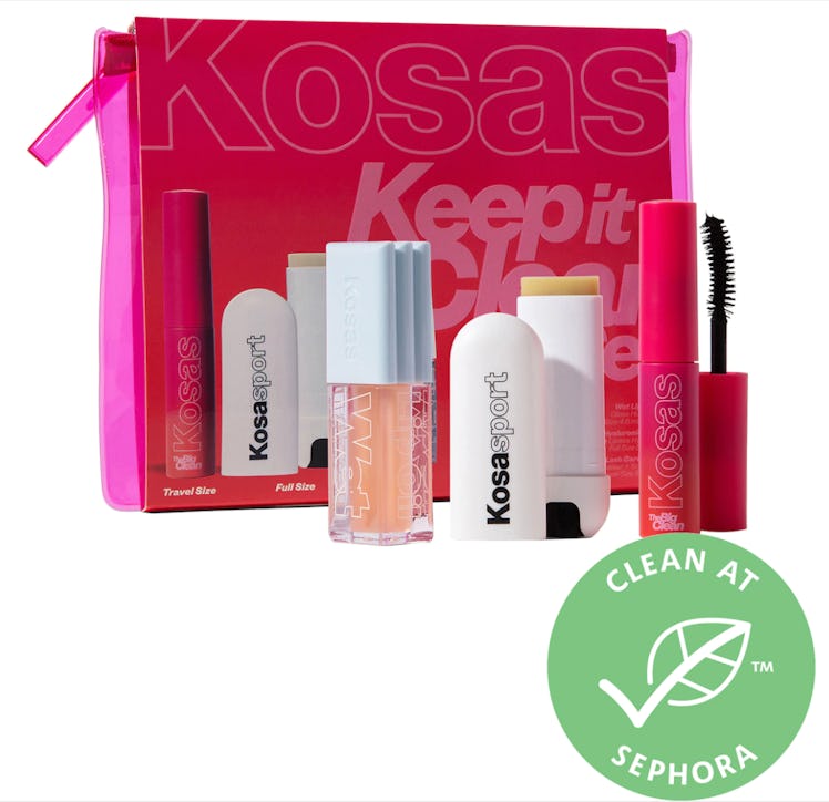 Kosas Keep It Clean - Clean Volumizing Mascara and Hydrating Lip Set