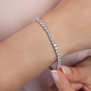 PAVOI Cubic Zirconia Tennis Bracelet