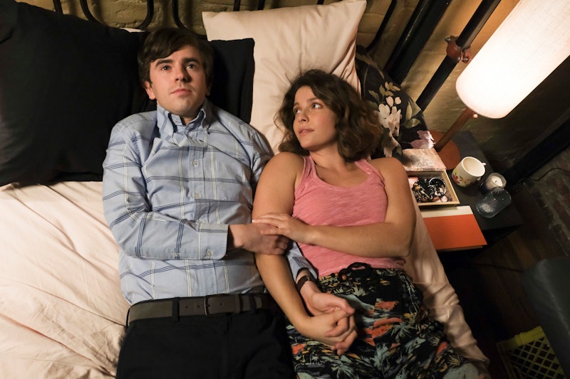 Freddie Highmore and Paige Spara on The Good Doctor via the ABC press site